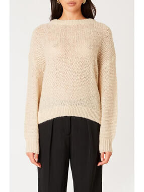NWT! Nia Paolo Sweater in Stone Size Small